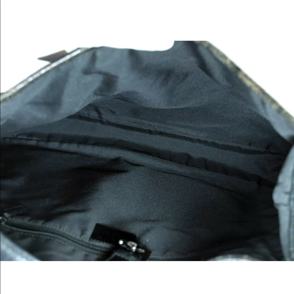 GUCCI GG Black Canvas & Leather Jackie Hobo One - Picture 5 of 8